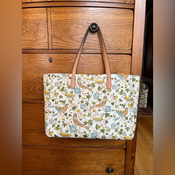 Tory Burch Multicolor Printed Blake Tote Bag - Picture 13 of 14